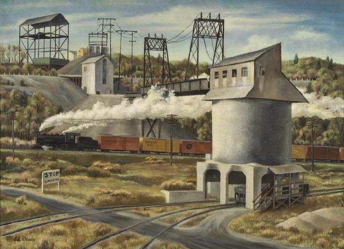 unknow artist Gravel Silo